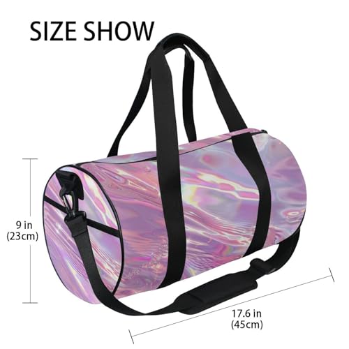 Pastel Rainbow Aesthetics Travel Duffel Bags Gym Bag Gym Large Capacity4