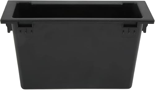 Miniatura 9 de Caja de almacenamiento de radio de audio estéreo para automóvil, organizador de tablero de instrumentos 1DIN, ABS negro, bolsillo de repuesto para
