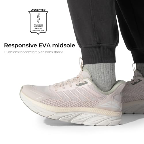 Image of ALLSWIFIT Mens Slip On Walking Shoes Running Sneakers | Comfortable, Tennis, Breathable, Non Slip, Cushion, Lightweight, Athletic, Gym, Workout, Cross Training, Fashion