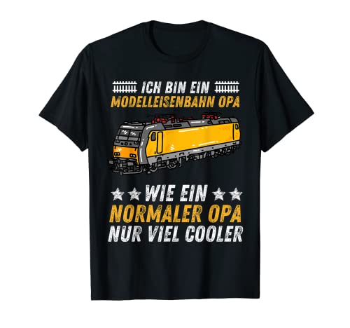 Maqueta de ferrocarril Opa Cooler Rentner Camiseta