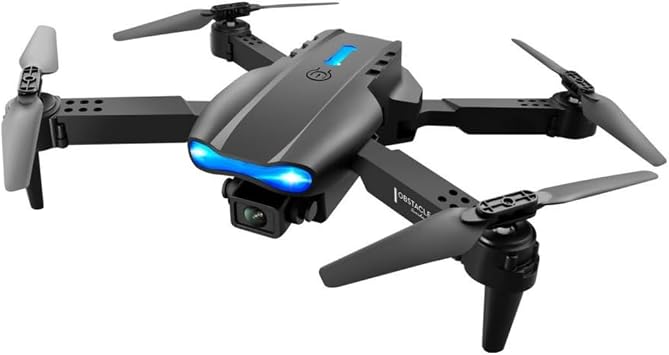 E99 Pro Foldable Drone with Dual 4K HD Cameras for Adults and Teens 14+ FPV Live Video, Wind Resistant, 3 Speed Modes, One-Key Start, 360 Flips, 2 Batteries, Carrying Case