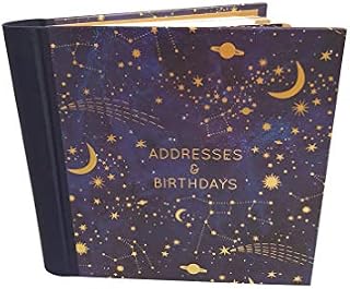 The Art File Constellation Hardback Address & Birthday Book