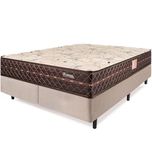 Melhor Cama King Size: Top 10 Melhores Opções em 2025 18 Cama Box Colchão King Firme Espuma D33 Antialérgico Certificado 193x203x54cm - BF Colchões