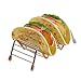 FONDUO uchwyty na taco, metalowe uchwyty taco do taco ze stali nierdzewnej, taca podtrzymująca kelnerka żywnościowa na wtorek w Taco (2 siatki)