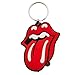 Rolling Stones Llavero de goma multicolor RK38096C 4.5 x 6 cm