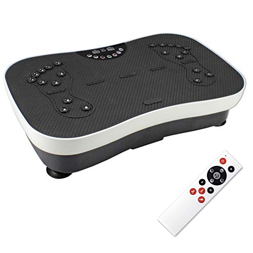@tec Vitaplate Mini Vibrationsplatte mit 99 Trainingsstufen, Display & Fernbedienung, Rüttelplatte für Bauch Beine Po… – Bild 4