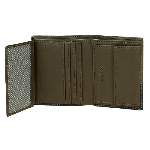 Pepe Jeans Unisex. 7831133 Cartera De Piel Dual Vertical Verde Caqui (Osfa), Casual - 3
