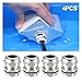 4Pcs M22 Waterproof Cable Gland - Heavy-Duty Watertight Connection for Wide Diameter Range Ideal for Industrial Use