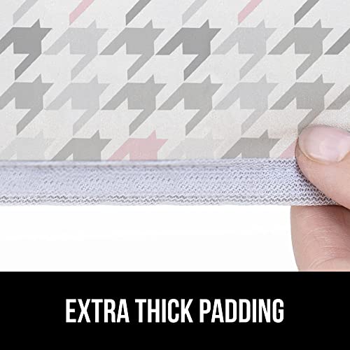 Image of Gorilla Grip Reflective Silicone Ironing Board Cover, 15x54, Fits Large and Standard Boards, Pads Resist Scorching and Staining, Elastic Edge Covers, Thick Padding, No Fasteners Needed, Houndstooth