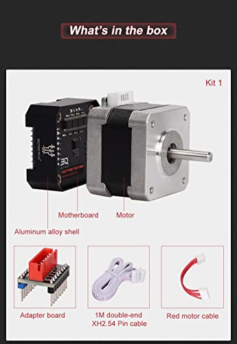 Image of BIGTREETECH S42C V1.1 High Speed Closed Loop Driver Control Board 42 Stepper Motor Prevent Multi-Step and Losing Steps with Low Heat Generation for 3D Printer (S42C V1.1+Metal Protective Cover+Motor)