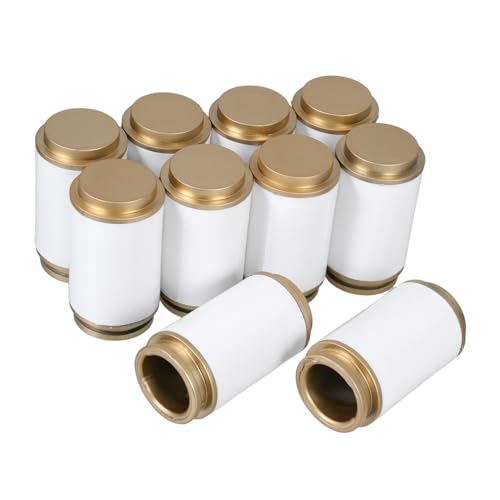 Ciieeo Curtain Rod Finials Ends Only 10 Pack Modern Style Plastic Curtain Rod Caps Replacement Parts Easy to Install Home Decorative Accessories