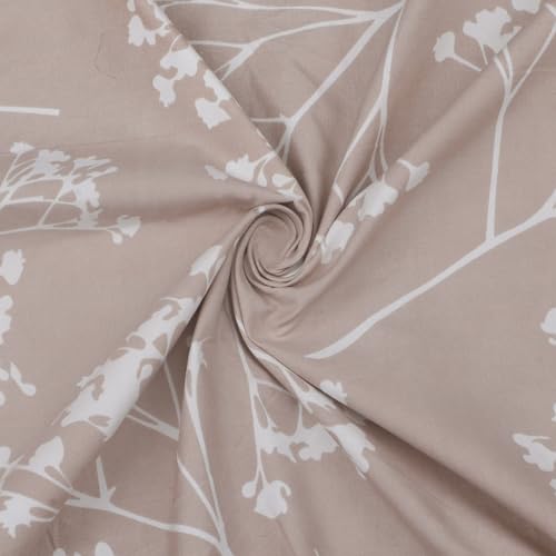 Image of Skyla Bedsheet for Double Bed| King Size 400 TC Cotton| 108 * 108 Inch Bedsheet|King Size Bedsheet with 2 Pillow Covers(Fall of Desert)