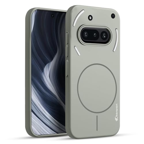 Image of KARWAN️Magnetic Ultra Slim-Fit Back Case Cover for Nothing 3A |Hard PC Case Cover| Ultra-Thin & Light Weight with [Ultra Premium Feel] Case for Nothing 3A (Grey)