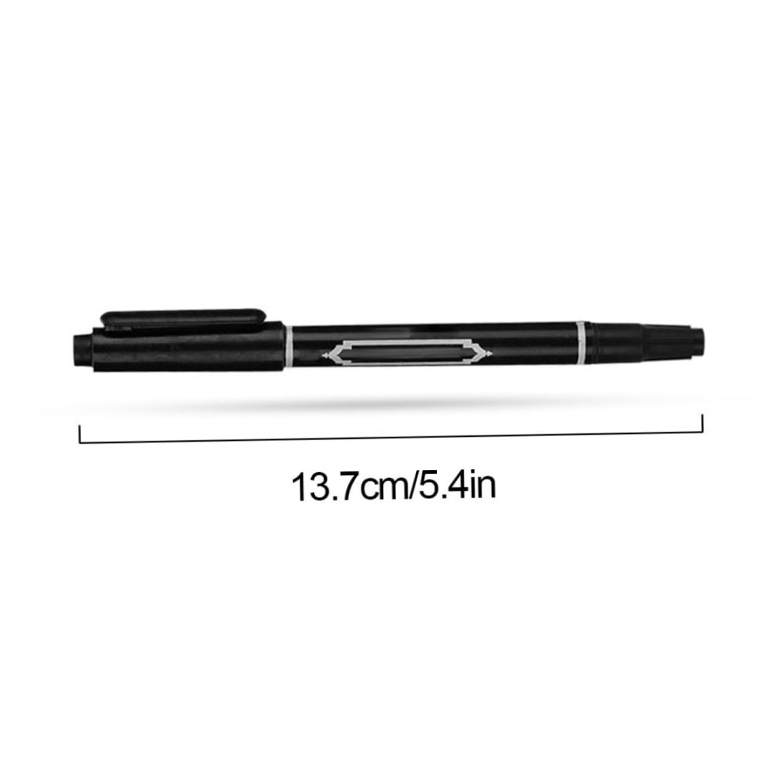 Marqueurs de tatouage temporaires pour la peau, pochoirs de tatouage 3 pcs pour enfants et adultes, stylo à poitrine fin à l'encre double tatouage de tatouage