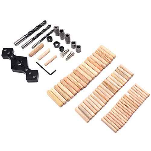 localizador de perfuração, perfurador de perfuração de madeira ajustável gabarito de cavilha para ca