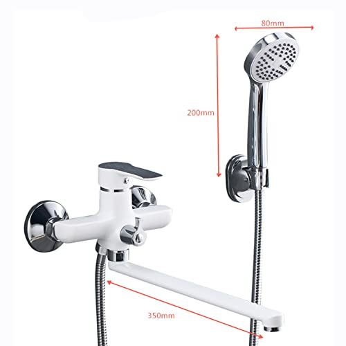 Baignoire douche murale en laiton pour une salle de bain moderne