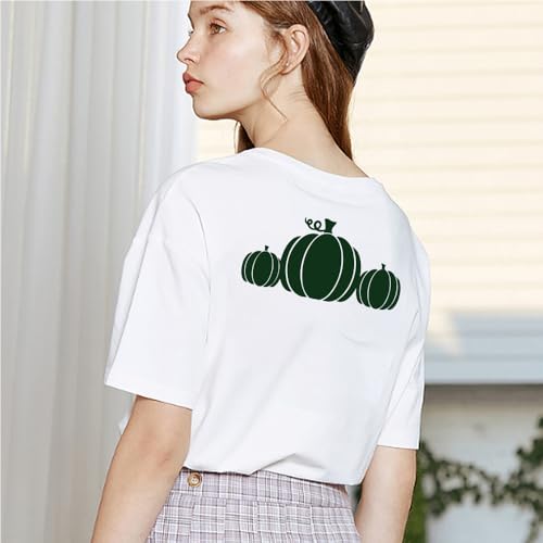 Image of FUNKAKA Heat Transfer Vinyl HTV Rolls, Dark Green 12 inch x 9ft