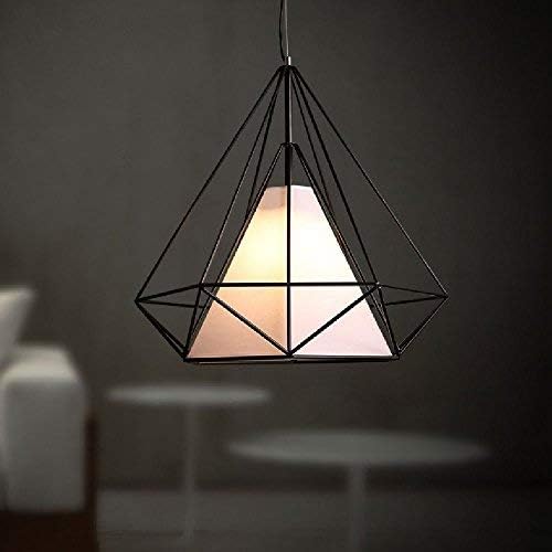 Creative Single-Head Restaurant Pyramid Modern Bar Iron Iron Cage R Simple Iron Cages Lighting Chain : 2000mm