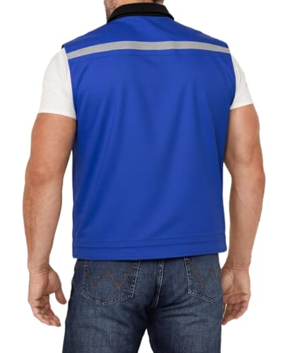 Image of Tool Vest for Men Electrician Reflective Work Vest Carpenters Multi-Pockets Safety Vests