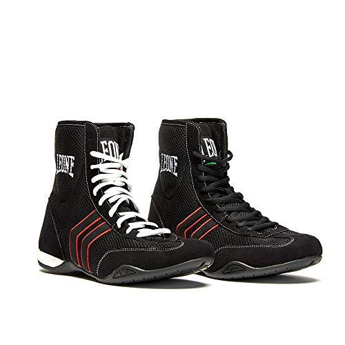 LEONE 1947, Bottes de Boxe, Adulte Unisexe, Noir, 38,...