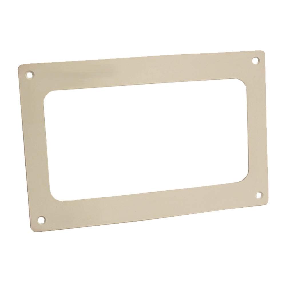 Kair White Wall Plate 180Mm X 90Mm For Rectangular Ducting
