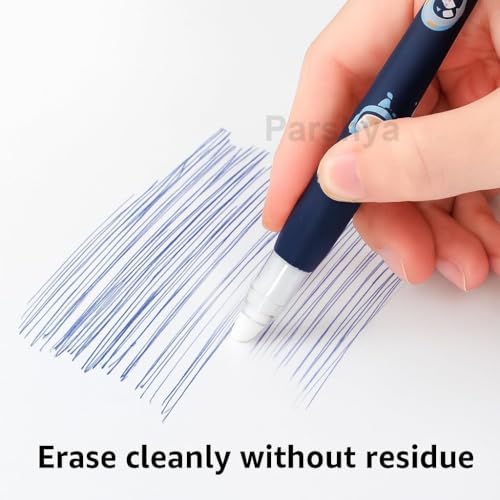 Image of Alokik 12 Pcs Planet Space Erasable Gel Pen Set 0.5mm Fine Point - Cute Astronaut Cartoon Erasable Pens with Eraser Tip, Smooth Writing Retractable Gel Pens for Kids School Office Stationery