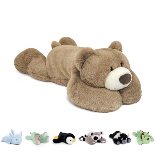 Niuniu Daddy 24' | 5 Pound Weighted Teddy Bear Stuffed Animals for Adults Kids, Large Bear Plush Toy, Cute Brown Bear Body Pillow with Soft Fur for...