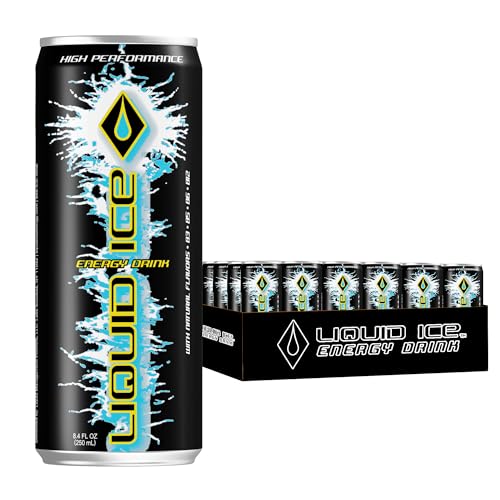 Liquid Ice Energy Drink - Supreme Classic (8.3 Fl Oz, 24 Count)