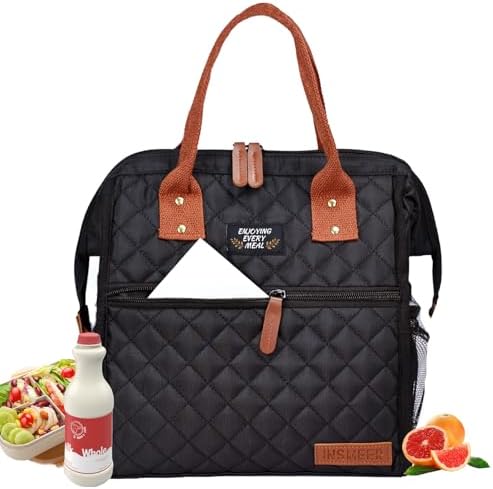 INSMEER Lancheira Bolsa Térmica, Bolsa Térmica Marmita Portátil Para Viagem, Caminhada, Praia, Piquenique, Churrasco,20 Latas, Preto Menor preço em INSMEER Lancheira Bolsa Térmica, Bolsa Térmica Marmita Portátil Para Viagem, Caminhada, Praia, Piquenique, Churrasco,20 Latas, Preto