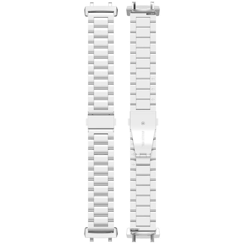 Image of OBOE Stainless Steel Watch Strap 'Compatible with' Amazfit T-Rex 3 Watch Sports Watch Band (Silver)