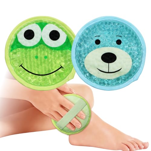 Gel Ice Pack for Injuries 2 Packs Cute Reusable...