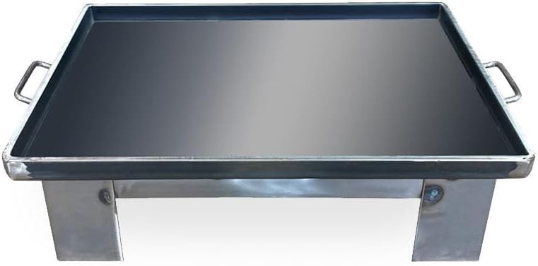 SanGin Teppanyaki Plate Teppanyaki Commercial Iron Plate Fast Heat Conduction Even Heating All Sides Are The Same Height No Oil Leakage,50CM