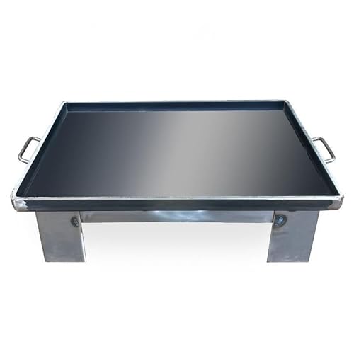 SanGin Teppanyaki Plate Teppanyaki Commercial Iron Plate Fast Heat Conduction Even Heating All Sides Are The Same Height No Oil Leakage,50CM