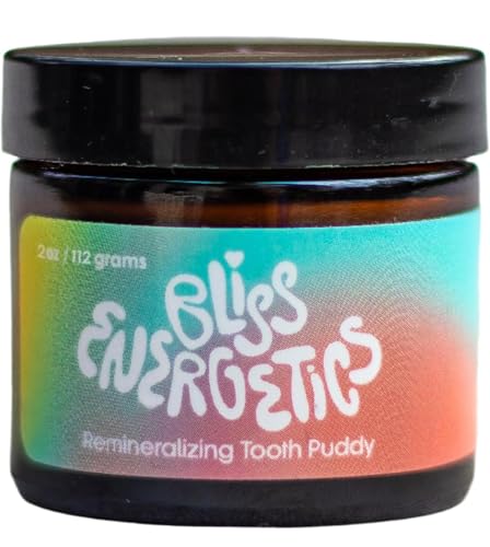 Bliss Energetics Remineralizing Tooth Puddy | Fluoride-Free with Hydroxyapatite | Remineralization | All Natural Ingredients & Preservative Free | Mineral-Rich Spot Treatment 2oz