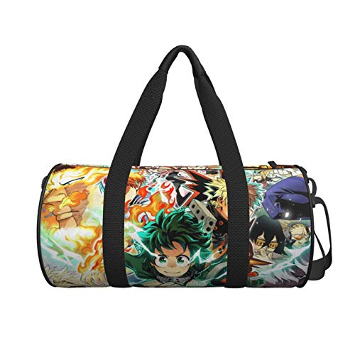 Gym Bag My Hero Academia Duffel Bag Sports Travel Bag Lightweight Multipurpose Duffel Bag With Pockets For Swim Yoga