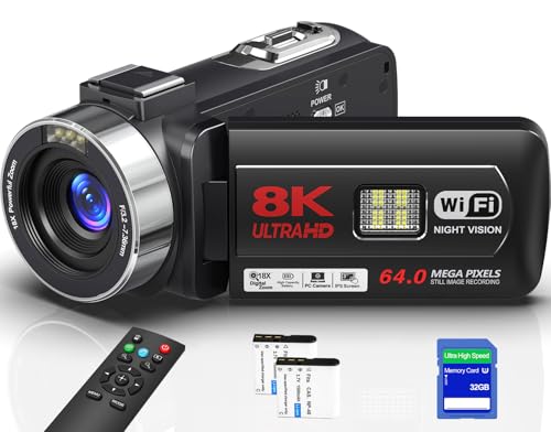 Yollner 8K WiFi Camcorder