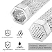 QWORK® 12" Stainless Steel BBQ Smoke Tube for Pellet Grill, Premium Hexagonal Smoker Tube Cold Smoker for all Grills, Hot/Cold Smoking, Charcoal Grilling