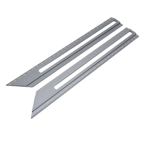Stair Tread Template Tool, Aluminum Alloy Stair Tread Gauge, Stair Treads Jig for Accurately Measurement, Folding Stair Gauge Measuring Tool for Layout, Woodworking - Image 7