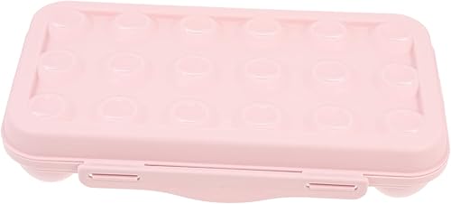 LIFKICH Up Capacity Cell - Contenedor reutilizable con tapa para refrigerador huevos de viaje dispensador de múltiples rejillas para mantener