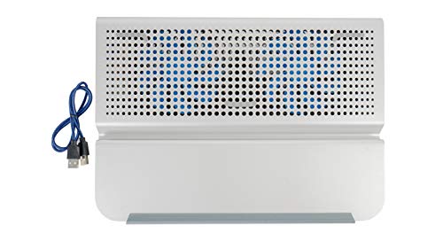 Base refrigerante para laptop con dos ventiladores miniatura 6
