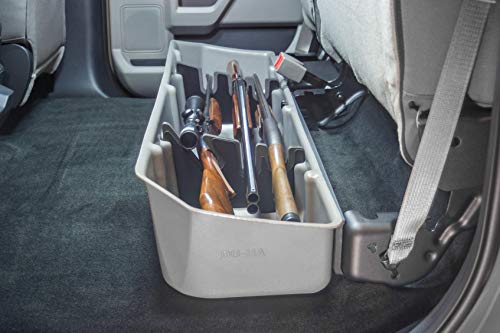 DU-HA Under Seat Storage Fits 17-19 Ford F-250 thru F-550 Super Duty Crew Cab, Black, Part #20210