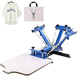maquina serigrafia textil automatica 6 colores Materiales de alta calidad: la máquina de serigrafía utiliza materiales de alta calidad, utilizando pulverización electrostática avanzada y galvanoplastia. Es duradero, fácil de limpiar y no se oxida.