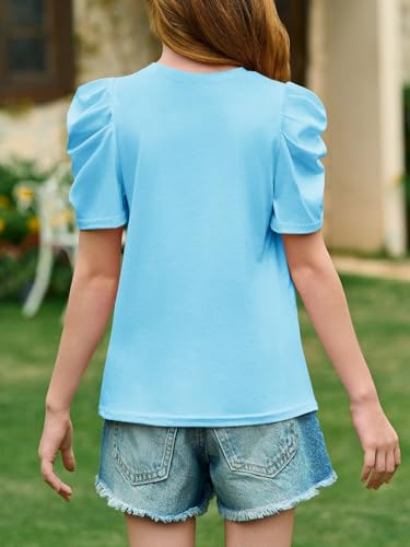 Image of Imily Bela Kids Girls Puff Short Sleeve T Shirts 5-14 Years