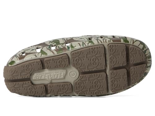 Image of Floafers Kids Unisex Prodigy Driver Print (Big Kid) Khaki Dino Camo 4 Big Kid M