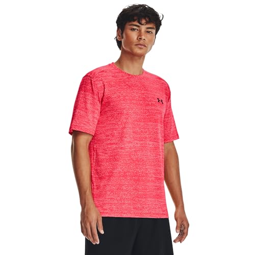 T-Shirt Tech Vent Under Armour Rose pour Homme Coupe Ample - 2