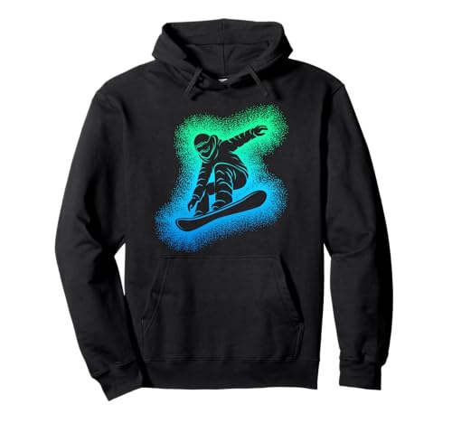 Snowboard Snowboarding Kids Boys Men Pullover Hoodie