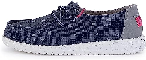Image of Hey Dude Girl's Wendy Youth, Cat Eye Navy, 9 M US Little Kid