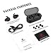 True Wireless Earbuds Bluetooth 5.0 Headphones, Sports in-Ear TWS Stereo Mini Headset w/Mic Extra Bass IPX5 Waterproof Low Latency Instant Pairing 15H Battery Charging Case Noise Cancelling Earphones
