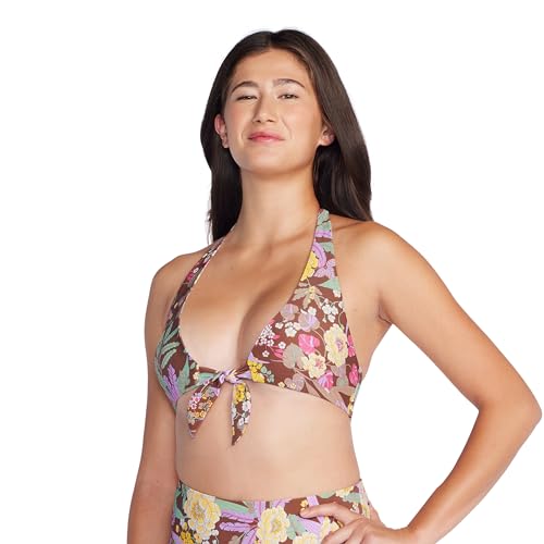 Haut de maillot Speedo col en V anti-glissement dos bikini femme