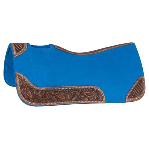Tough-1 31-2550 30x30 Buckstitch Barrel Saddle Pad